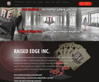 Raisededge.com(Raised Edge Inc) Screenshot