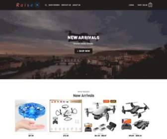 Raisedrone.com(Buy Quality Drones Online) Screenshot