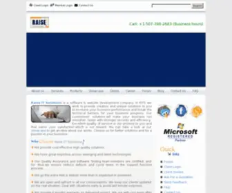 Raiseitsolutions.com(Fastest growing software company in Bangladesh) Screenshot