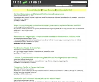 Raisethehammer.org(Raise the Hammer) Screenshot