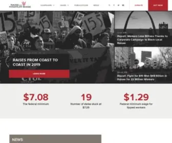 Raisetheminimumwage.com(Raise The Minimum Wage) Screenshot
