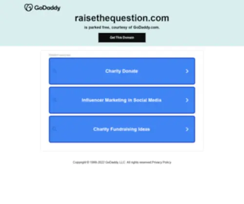 Raisethequestion.com(Raisethequestion) Screenshot