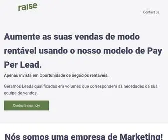 Raiseup.pt(Lead Generation) Screenshot