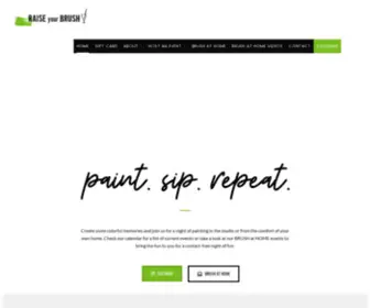 Raiseyourbrush.com(Paint and Sip Dayton) Screenshot