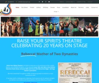 Raiseyourspirits.org(Raise Your Spirits Theatre) Screenshot