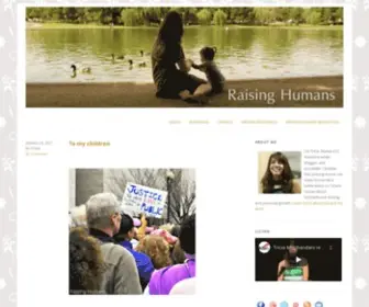 Raising-Humans.com(Raising Humans) Screenshot