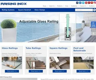 Raisingbalustrade.com(Qingdao Raising Inox) Screenshot