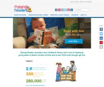Raisingreaders.org(Raising Readers) Screenshot