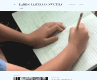 Raisingreadersandwriters.com(Raising Readers and Writers) Screenshot