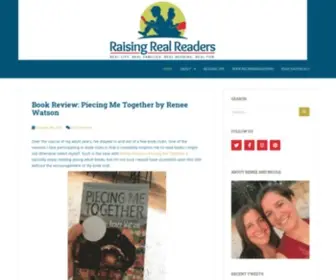 Raisingrealreaders.com(Real Life) Screenshot