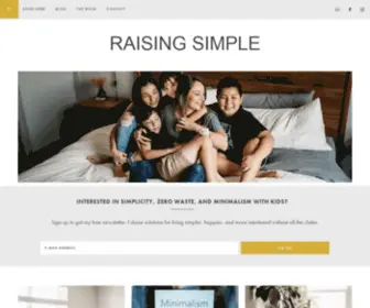 Raisingsimple.com(Raising Simple) Screenshot