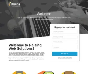 Raisingwebsolutions.co.in(Sunil Kumar) Screenshot