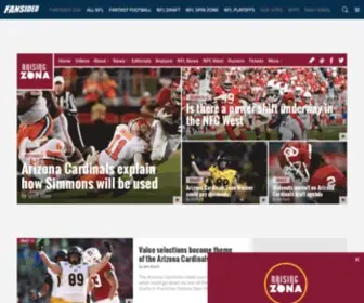 Raisingzona.com(An Arizona Cardinals Fan Site) Screenshot
