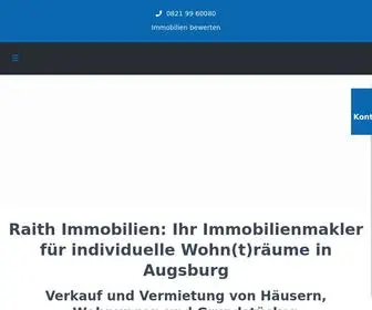 Raith-Immobilien.de(Ihr Immobilienmakler in Augsburg) Screenshot