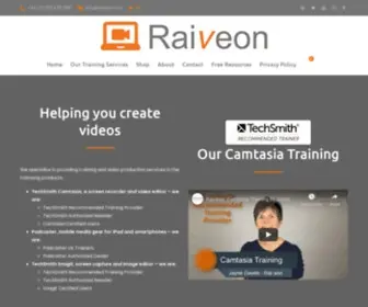 Raiveon.com(Workplace learning) Screenshot