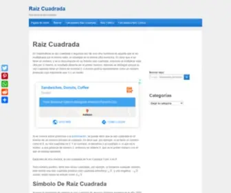 Raizcuadrada.net(Raíz) Screenshot