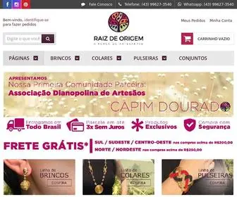 Raizdeorigem.com.br(Raiz De Origem) Screenshot