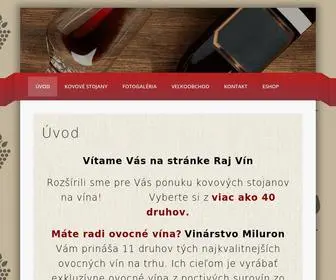 Raj-Vin.sk(Vín) Screenshot