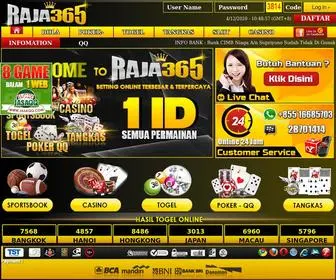 Raja365Bos.com Screenshot