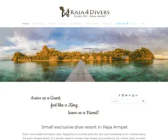 Raja4Divers.com(Dive Raja Ampat Biodiversity Hotspot) Screenshot