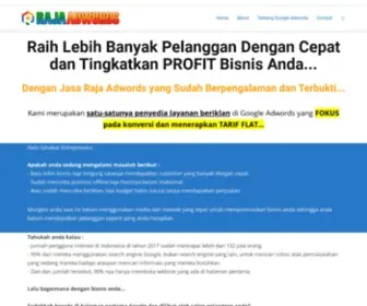 Rajaadwords.com(Jasa Agency Google Adwords Profesional dan Terpercaya) Screenshot