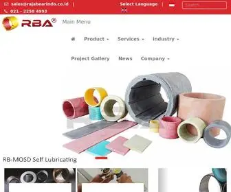 Rajabearindo.co.id(RBA-Bearings and Bushings) Screenshot