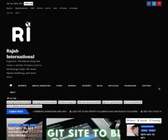 Rajabin.com(Rajab International) Screenshot