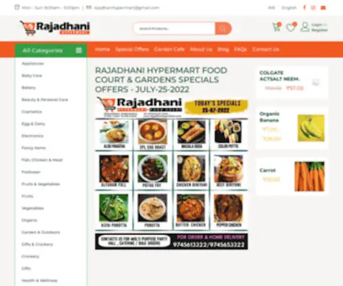 Rajadhanihypermart.com(Everything you need is inside) Screenshot