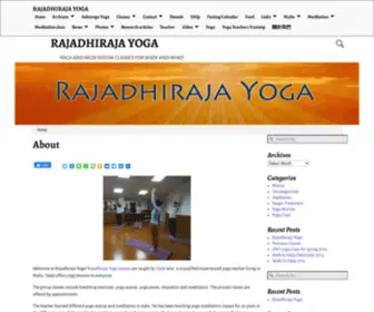 Rajadhirajayoga.org(RAJADHIRAJA YOGA) Screenshot