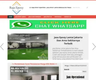 Rajaepoxy.com(Jasa Epoxy Lantai Murah dan Bergaransi) Screenshot