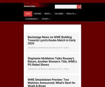 Rajah.com(WWE News) Screenshot