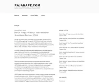Rajahape.com(Daftar Harga HP Tablet Murah Terbaru 2022) Screenshot