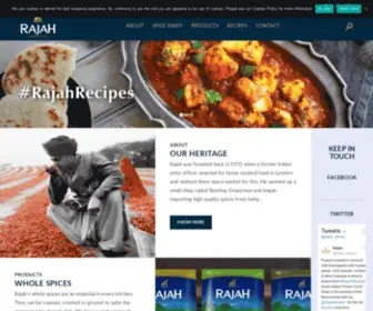 Rajahspices.co.uk(Rajah Spices) Screenshot