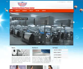 Rajakrishnaweave.com(Rajakirishna Weave Pvt Ltd) Screenshot