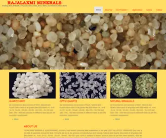 Rajalaxmiminerals.com(Rajalaxmiminerals) Screenshot