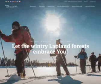 Rajamaa.com(In the Heart of Lapland) Screenshot