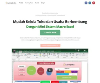 Rajamanajemen.com(Webiste yang menyajikan Informasi Pengembangan) Screenshot