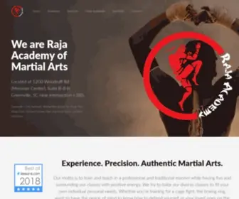 Rajamartialarts.com(Raja Academy) Screenshot