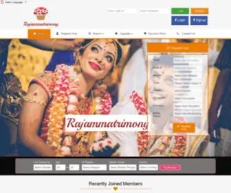 Rajammatrimony.com(Rajam Matrimony) Screenshot