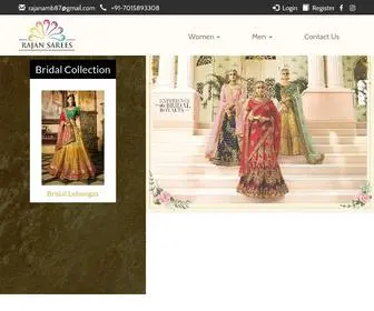 Rajansarees.in(Rajan Sarees) Screenshot