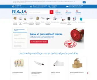 Rajapack.dk(Køb online) Screenshot