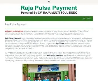 Rajapulsapayment.com(Raja Pulsa) Screenshot