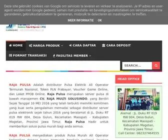 Rajareloadpulsamurah.com(RAJA PULSA ALL OPERATOR MURAH 2023) Screenshot