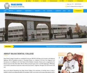 Rajasdentalcollege.com(Rajas Dental College Index) Screenshot