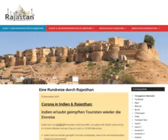Rajastan.de(Eine Rundreise durch Rajasthan) Screenshot