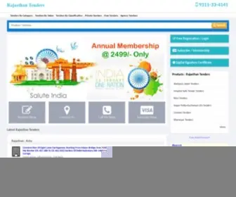 Rajasthan-Tenders.co.in(Rajasthan govt tenders) Screenshot