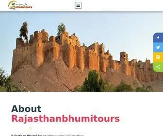Rajasthanbhumitours.com(Rajasthan Bhumi Tours) Screenshot