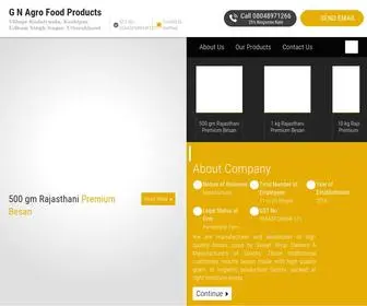 Rajasthaniagroproducts.com(G N Agro Food Products) Screenshot