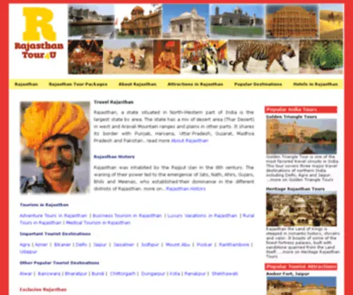 Rajasthantour4U.com(Rajasthan Travel Guide) Screenshot