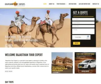 Rajasthantourexpert.com(Rajasthan Tour Expert) Screenshot